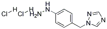 1h-1-[(4-Hydrazino Phenyl) Methyl]-[1,2,4] Triazole Dihydrochloride 结构式