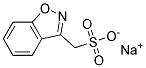 1,2-Benzisoxazole-3-MethnesulfonicAcidSodiumSalt 结构式