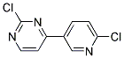2-Chloro-4-(6-chloro-pyridin-3-yl)-pyrimidine 结构式