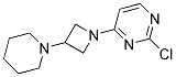 2-chloro-4-(3-piperidin-1-ylazetidin-1-yl)pyrimidine 结构式