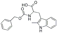 2-{[(benzyloxy)carbonyl]amino}-3-(2-methyl-1H-indol-3-yl)propanoic acid 结构式