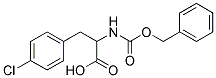 2-{[(benzyloxy)carbonyl]amino}-3-(4-chlorophenyl)propanoic acid 结构式