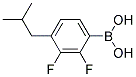 2,3-difluoro-4-isobutylphenylboronic acid 结构式