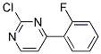 2-Chloro-4-(2-fluoro-phenyl)-pyrimidine 结构式