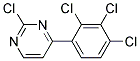 2-Chloro-4-(2,3,4-trichloro-phenyl)-pyrimidine 结构式
