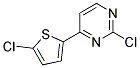 2-Chloro-4-(5-chloro-thiophen-2-yl)-pyrimidine 结构式