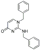 1-BENZYL-2-(N-BENZYLAMINO)-PYRIMIDIN-4-ONE 结构式