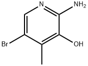 2-AMINO-5-BROMO-3-HYDROXY-4-PICOLINE 结构式