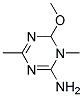 2-Amino(N-Methyl)-4-Methyl-6-Methoxy-1,3,5-Triazine 结构式