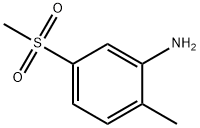 2-甲基-5-甲砜基苯胺 结构式