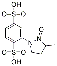 1-(2,5-Disulfophenyl)-3-methyl-5-pyrazolin-2-one 结构式