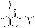 2-DIMETHYLAMINOMETHYL-3,4-DIHYDRO-1(2H)-NAPHTHALENONEHYDROCHLORIDE 结构式
