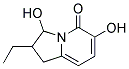 2-ETHYL-3,6-DIHYDROXY-2,3-DIHYDRO-5(1H)-INDOLIZINONE 结构式