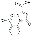 2,5-Dihydro-1-(2-nitrophenyl)-5-oxo-1H-1,2,4-triazole-3-carboxylicacid 结构式