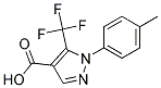 1-p-Tolyl-5-trifluoromethyl-1H-pyrazole-4-carboxylicacid 结构式