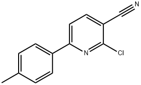 2-氯-6-(4-甲基苯基)-3-吡啶腈 结构式