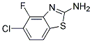 2-Amino-5-chloro-4-fluorobenzothiazole 结构式