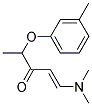 1-(Dimethylamino)-4-(3-methylphenoxy)-1-phenten-3-one 结构式