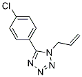 1-Allyl-5-(4-chlorophenyl)-1H-1,2,3,4-tetrazole 结构式