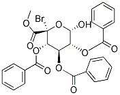 2,3,4-Tri-O-benzoyl-5-bromo-α-D-glucuronic acid methyl ester 结构式