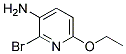 3-氨基-6-乙氧基-2-溴吡啶 结构式