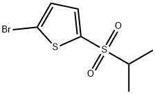 2-溴-5-(异丙磺酰基)噻吩 结构式