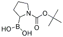 2-BORONO-1-PYRROLIDINECARBOXYLICACID1-(1,1-DIMETHYLETHYL)ESTER 结构式