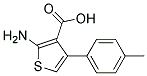 2-AMINO-4-P-TOLYL-THIOPHENE-3-CARBOXYLIC ACID 结构式