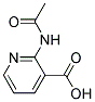 2-乙酰氨基-吡啶-3-羧酸 结构式