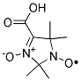 2,2,5,5-Tetramethyl-3-imidazoline-4-carboxylic acid 3-oxide-1-oxyl 结构式