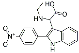 2-(ETHYLAMINO)-2-(2-(4-NITROPHENYL)-1H-INDOL-3-YL)ACETIC ACID 结构式