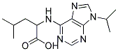 2-(9-ISOPROPYL-9H-PURIN-6-YLAMINO)-4-METHYLPENTANOIC ACID 结构式