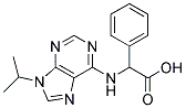 2-(9-ISOPROPYL-9H-PURIN-6-YLAMINO)-2-PHENYLACETIC ACID 结构式