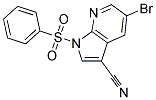 1-PHENYLSULFONYL-5-BROMO-3-CYANO-7-AZAINDOLE 结构式