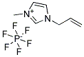1-甲基-3-烯丙基咪唑六氟磷酸盐 结构式