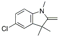 1,3,3-TRIMETHYL 2-METHYLENE-5-CHLORO INDOLE 结构式