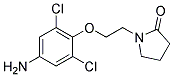 1-(2-(4-AMINO-2,6-DICHLOROPHENOXY)ETHYL)PYRROLIDIN-2-ONE 结构式