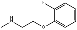2-(2-氟苯氧基)-N-甲基乙胺 结构式