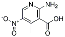 2-AMINO-4-METHYL-5-NITRONICOTINIC ACID, 结构式