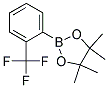 2-[2-(三氟甲基)苯基]-4,4,5,5-四甲基-1,3,2-二氧杂戊硼烷 结构式