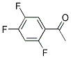 2',4',5'-TRIFLUOROACETOPHENONE SOLUTION 5ML 结构式