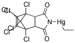 1.4.5.6.7.7-HEXACHLORO-N-(ETHYLMERCURI)-5-NORBORNENE-2.3-DICARBOXIMIDE SOLUTION 1ML 结构式