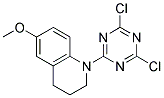 1-(4,6-DICHLORO-1,3,5-TRIAZIN-2-YL)-6-METHOXY-1,2,3,4-TETRAHYDROQUINOLINE, TECH 结构式