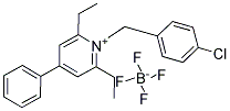 1-(4-CHLOROBENZYL)-2,6-DIETHYL-4-PHENYLPYRIDINIUM TETRAFLUOROBORATE, TECH 结构式