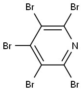 2,3,4,5,6-PENTABROMOPYRIDINE, TECH 结构式