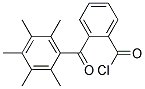 2-(2,3,4,5,6-PENTAMETHYLBENZOYL)BENZENE-1-CARBONYL CHLORIDE, TECH 结构式