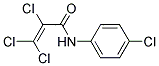 2,3,3-TRICHLORO-N-(4-CHLOROPHENYL)ACRYLAMIDE, TECH 结构式