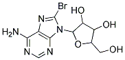 2-(6-AMINO-8-BROMO-9H-PURIN-9-YL)-5-(HYDROXYMETHYL)TETRAHYDROFURAN-3,4-DIOL, TECH 结构式