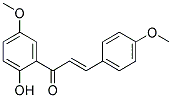 1-(2-HYDROXY-5-METHOXYPHENYL)-3-(4-METHOXYPHENYL)PROP-2-EN-1-ONE 结构式