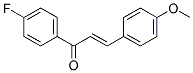 1-(4-FLUOROPHENYL)-3-(4-METHOXYPHENYL)PROP-2-EN-1-ONE 结构式